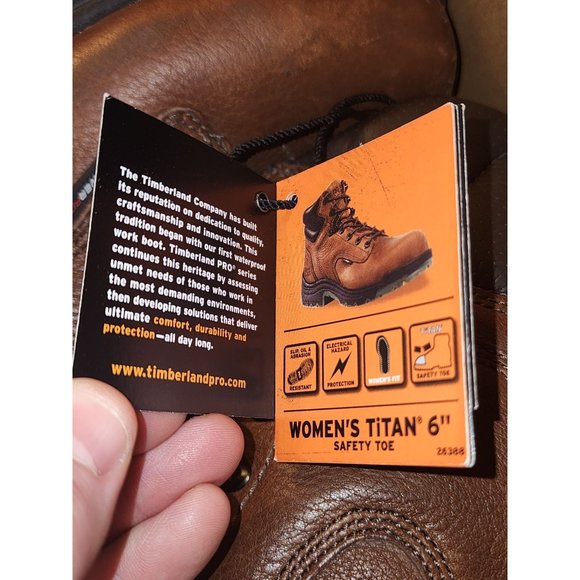 Timberland Pro Women's Titan 6" Safety Toe Boot size 10 - Picture 6 of 8